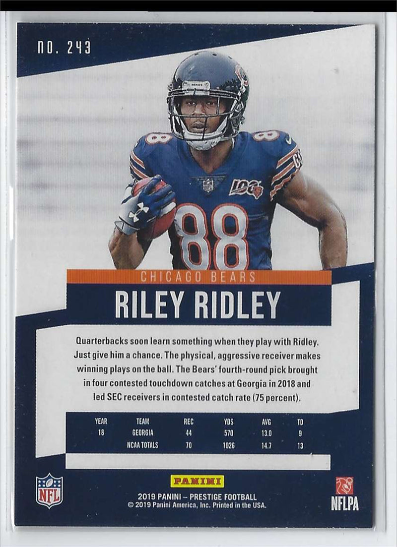 2019 Panini Prestige Riley Ridley