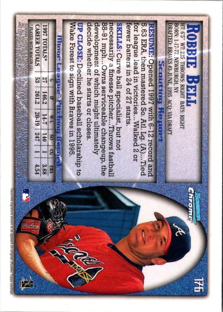 1998 Bowman Chrome Rob Bell