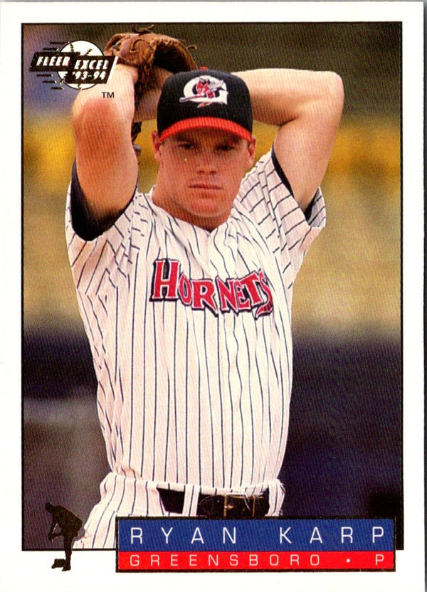 1993 Fleer Excel Ryan Karp #108