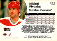 1991 Pro Set French Michal Pivonka #252