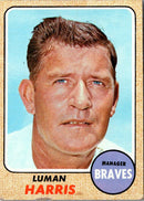 1968 Topps Lum Harris