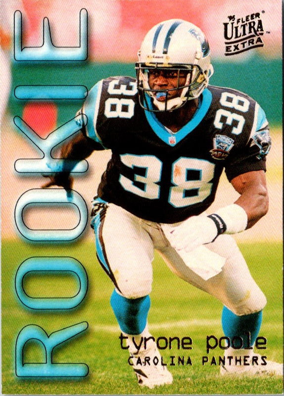 1995 Ultra Tyrone Poole #421 Rookie