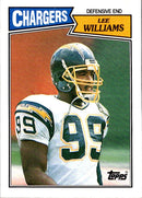 1987 Topps American/UK Lee Williams