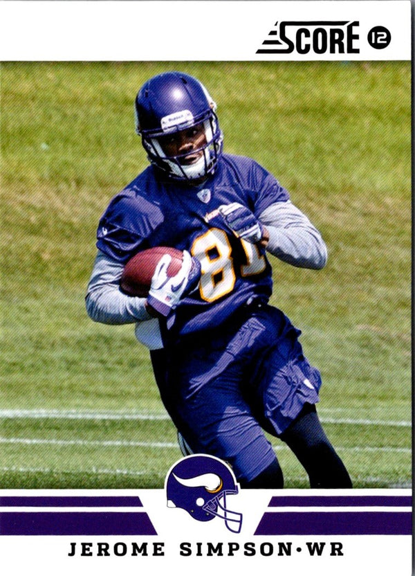 2012 Score Jerome Simpson #203