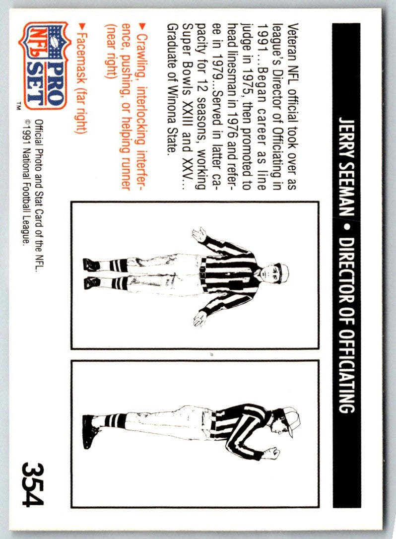 1991 Pro Set Jerry Seeman