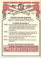 1981 Donruss Bruce Bochte #403