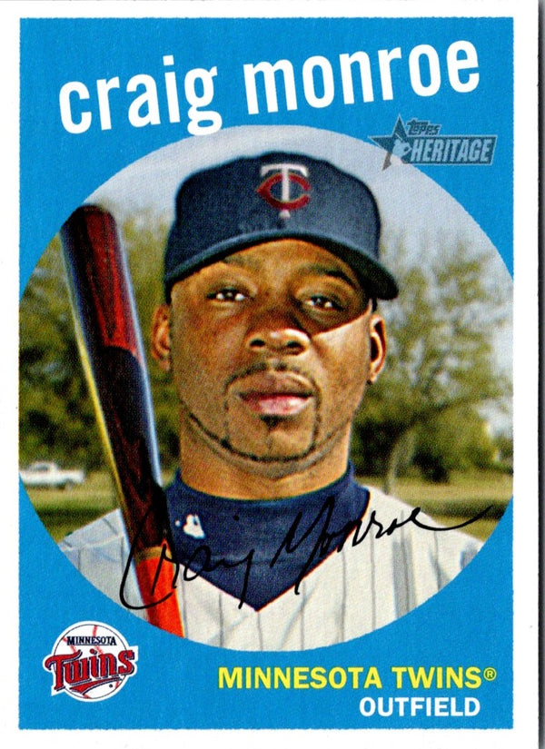 2008 Topps Heritage Craig Monroe #309