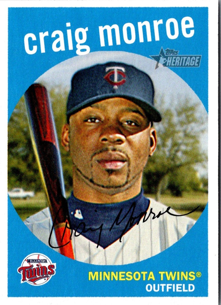 2008 Topps Heritage Craig Monroe