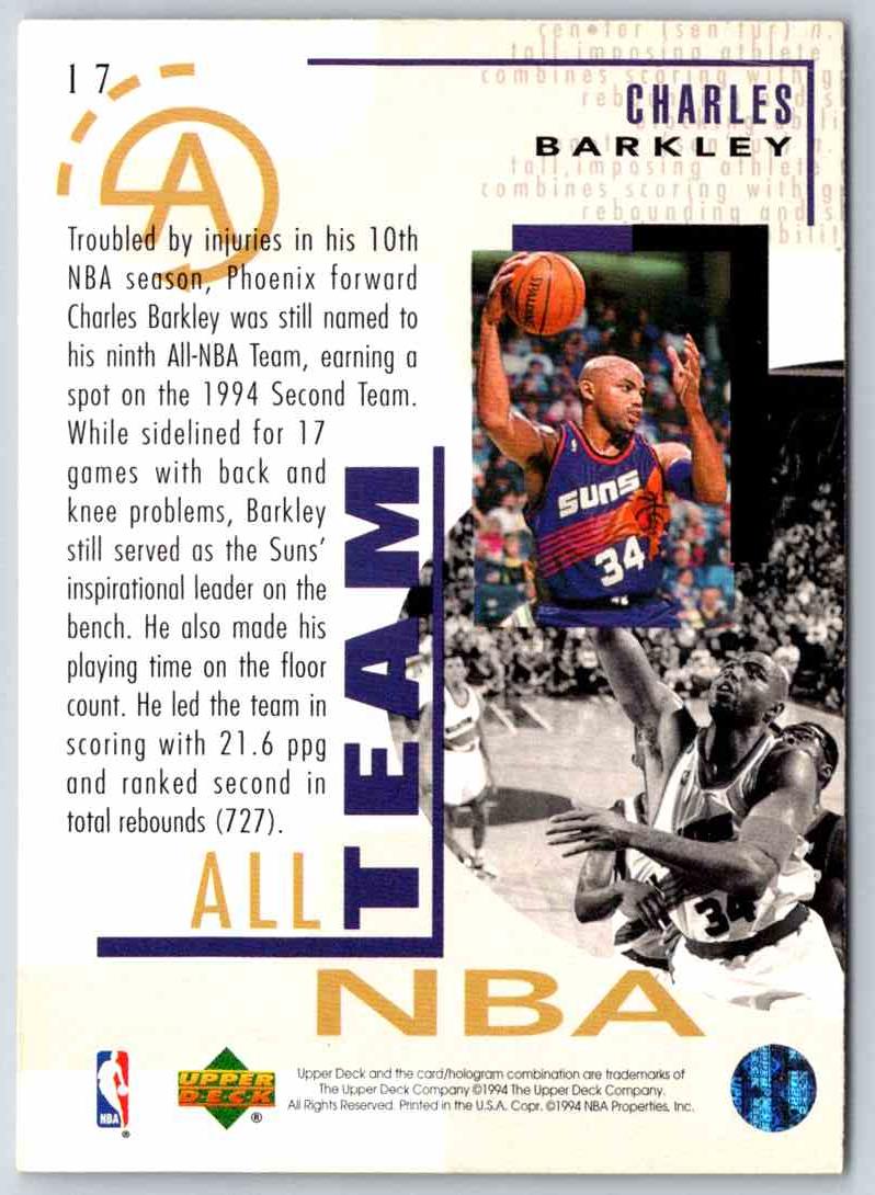 1998 Upper Deck Charles Barkley