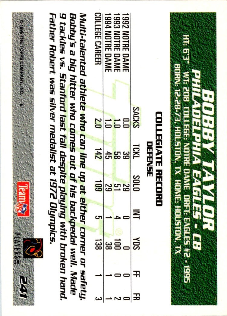 1995 Topps Bobby Taylor