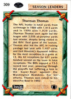 1992 Upper Deck Thurman Thomas #309