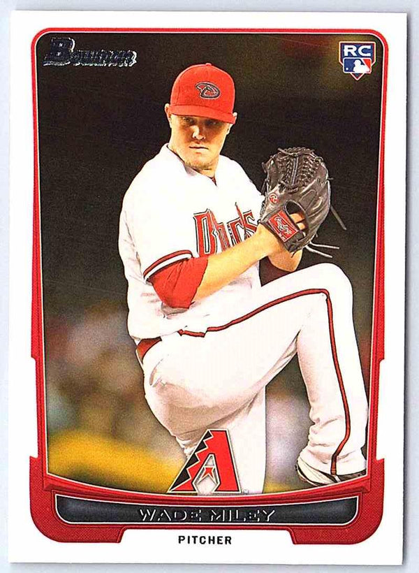 2012 Bowman Wade Miley #15