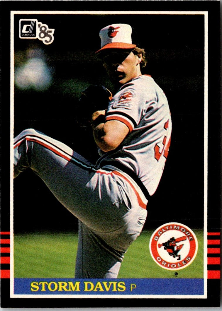 1985 Donruss Storm Davis