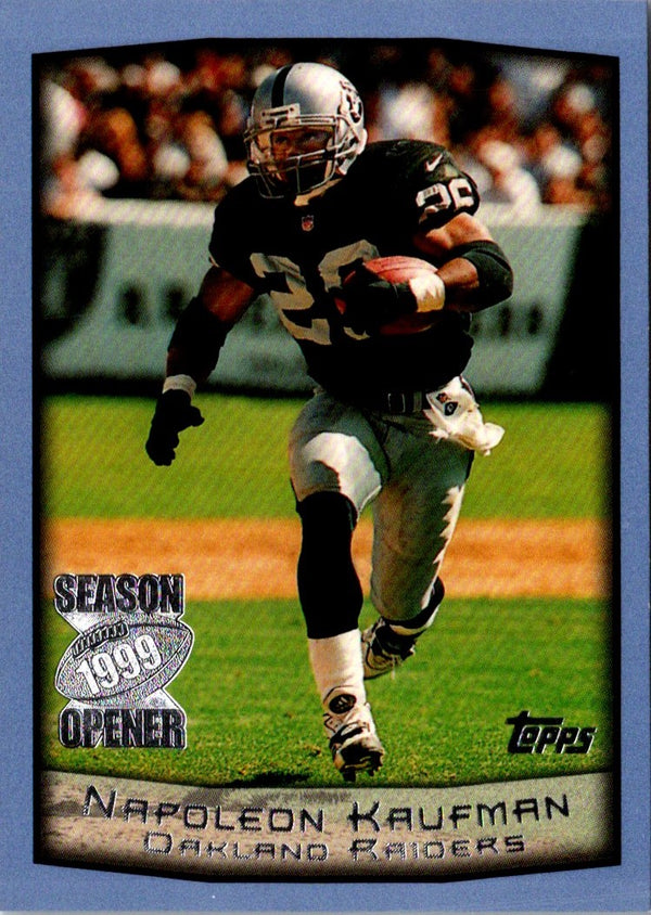 1999 Topps Season Opener Napoleon Kaufman #104