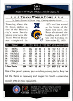 1999 Upper Deck Victory Amp Lee #220