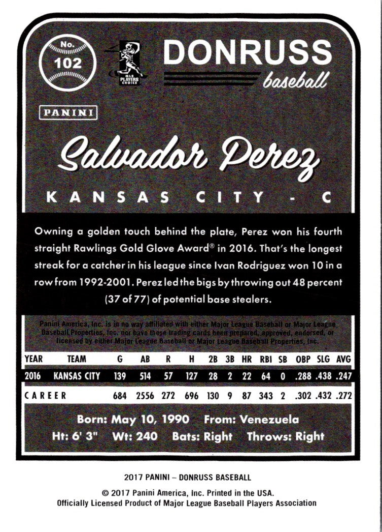 2017 Donruss Salvador Perez