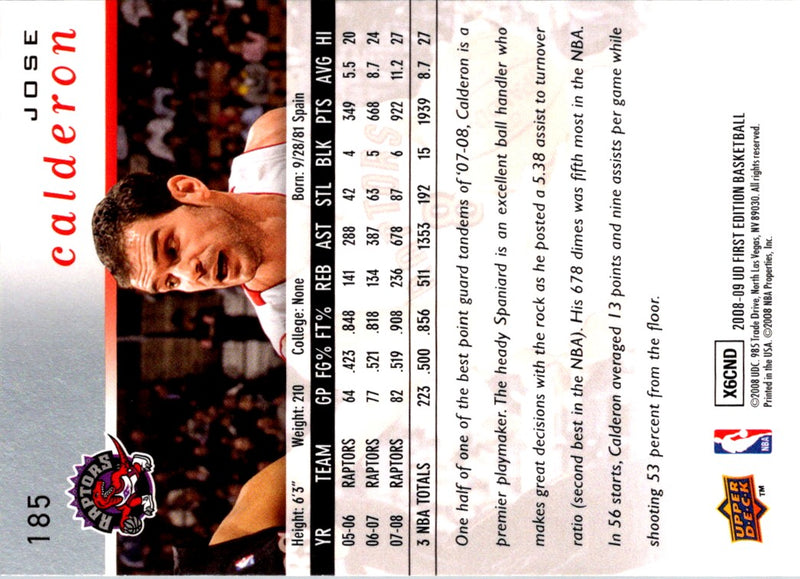 2005 Upper Deck Jose Calderon #