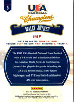 2013 Panini USA Champions Wally Joyner #5
