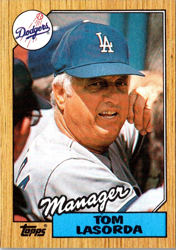 1987 Topps Tom Lasorda #493