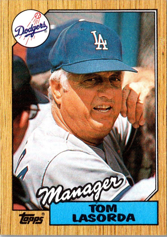 1987 Topps Tom Lasorda #493