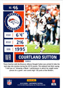 2019 Panini Contenders Courtland Sutton