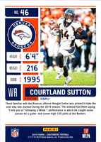 2019 Panini Contenders Courtland Sutton #46