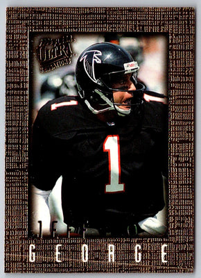 1996 Fleer Metal Freshly Forged Eddie George #4