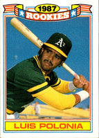1988 Topps Glossy Rookies Luis Polonia #14