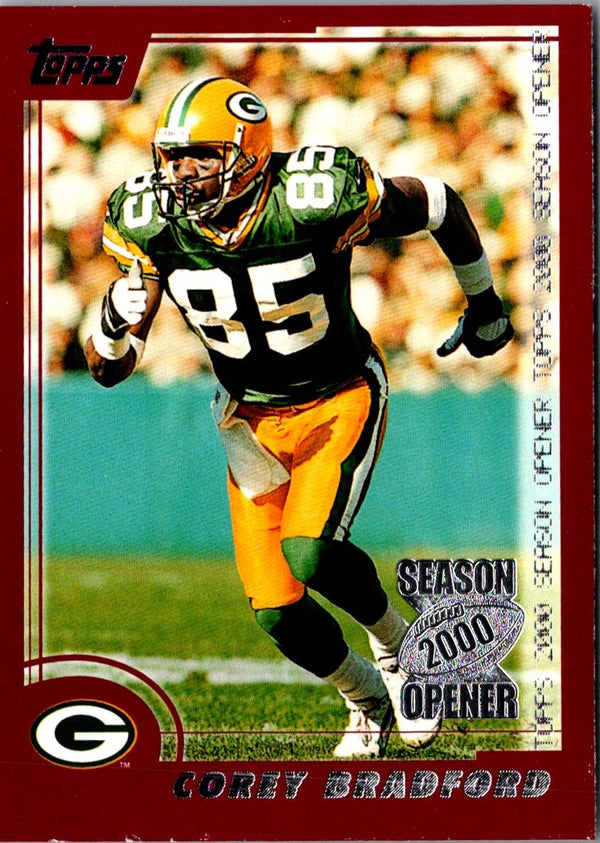 2000 Topps Season Opener Corey Bradford #21