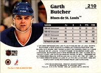 1991 Pro Set French Garth Butcher #210