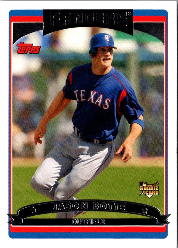 2006 Topps Jason Botts #298 Rookie