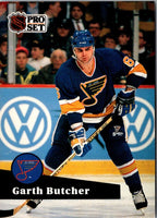 1991 Pro Set French Garth Butcher #210