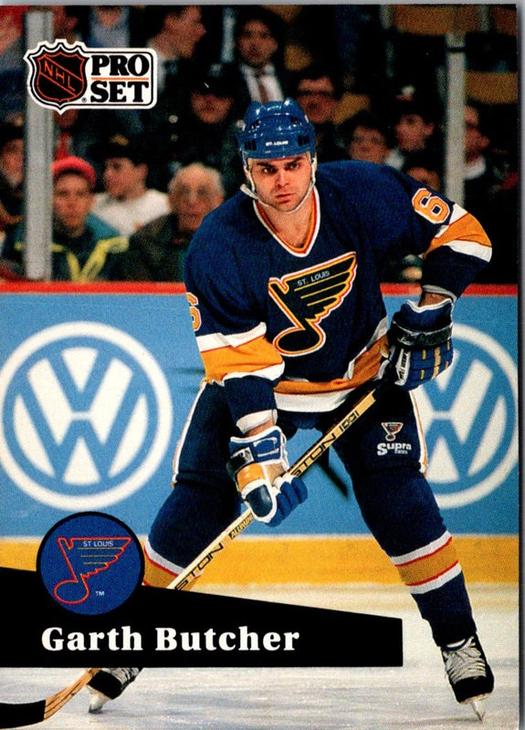 1991 Pro Set French Garth Butcher #210