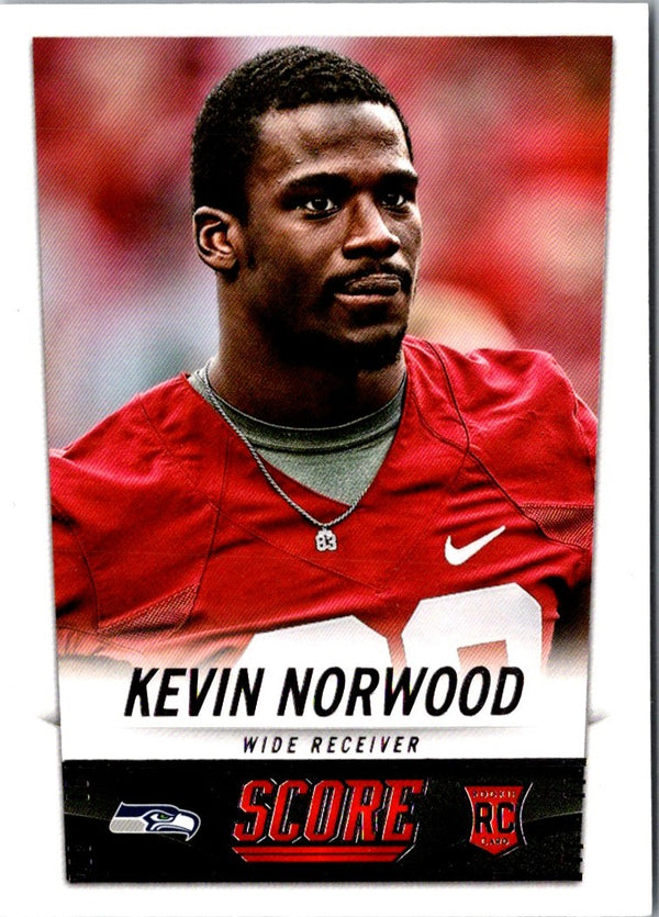 2014 Score Kevin Norwood #392 Rookie