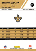 2012 Score Marques Colston #27