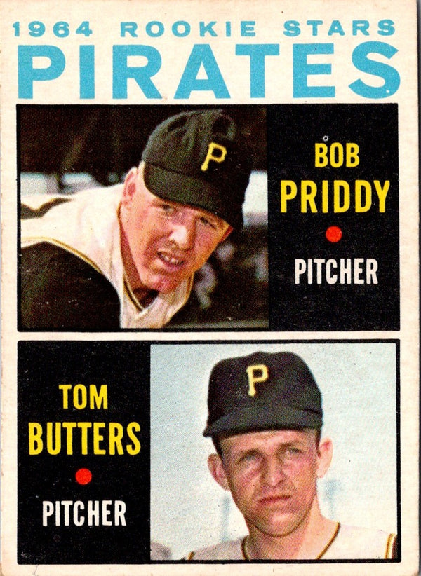 2013 Topps Pirates 1964 Rookie Stars Priddy/ Butters #74 EX