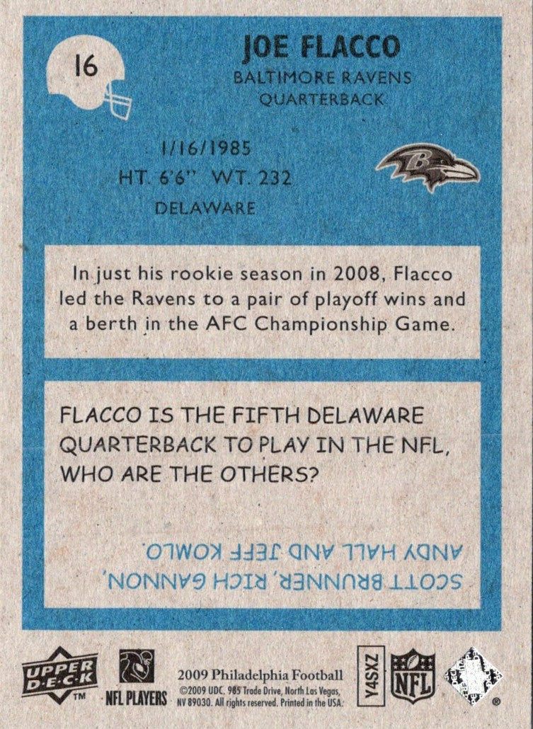 2008 Upper Deck Joe Flacco