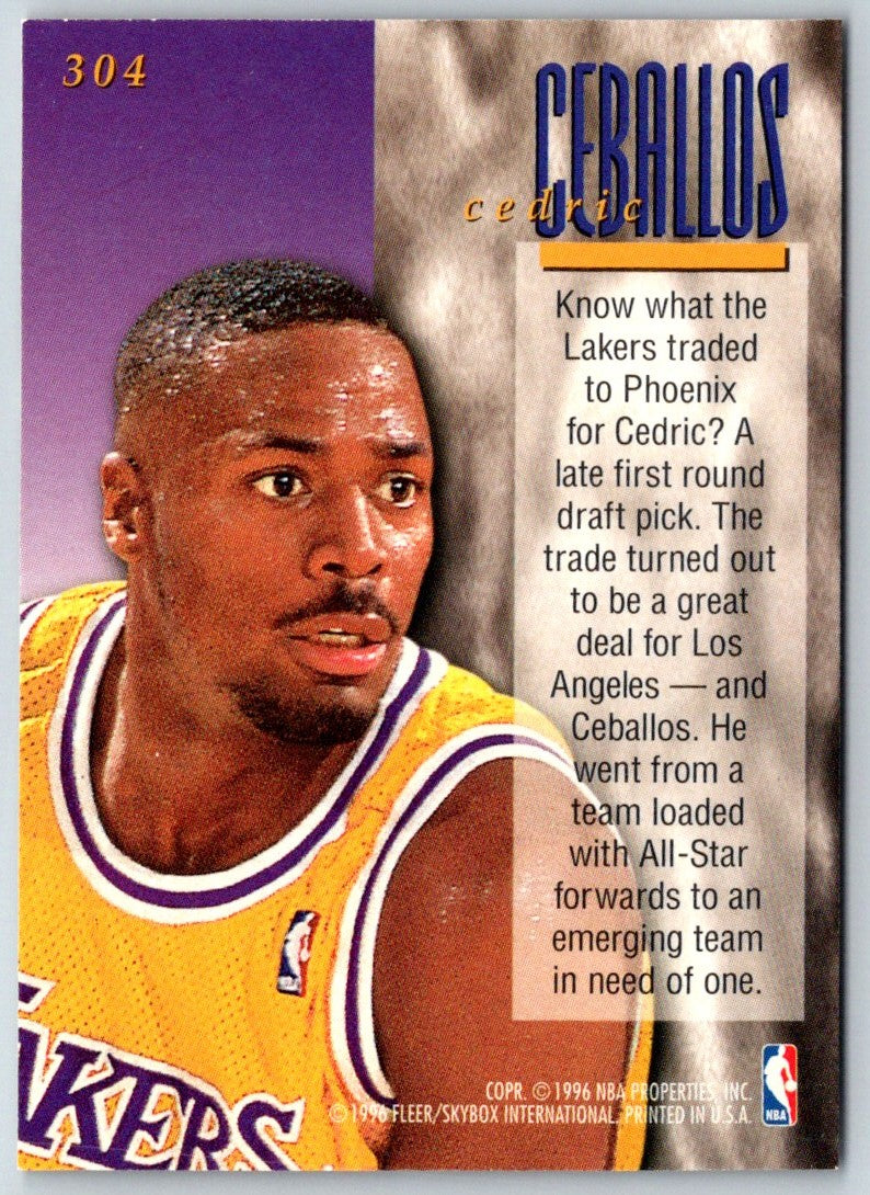 1995 Ultra Cedric Ceballos