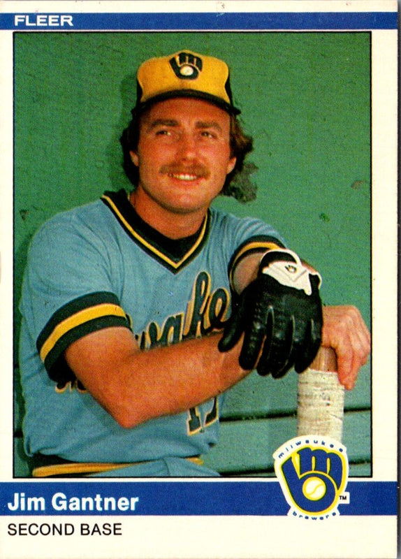 1984 Fleer Jim Gantner #200
