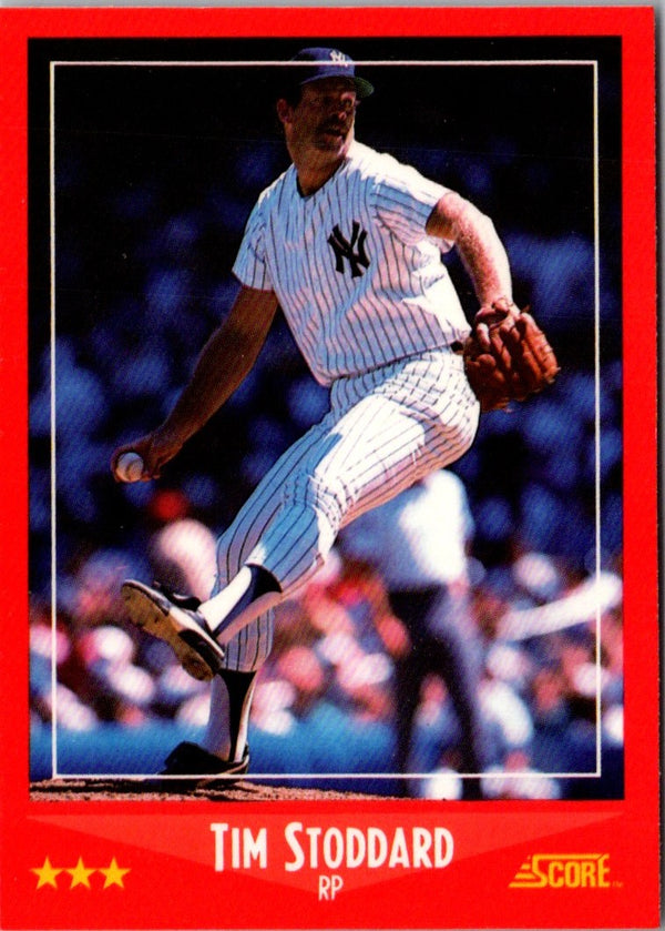 1988 Score Tim Stoddard #258