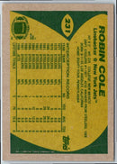 1989 Topps Box Bottoms Drew Hill/Robin Cole