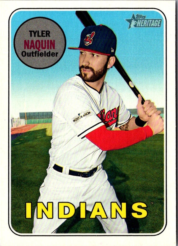 2018 Topps Heritage Tyler Naquin #630