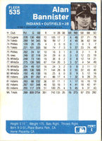 1984 Fleer Alan Bannister #535
