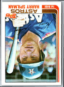1982 Topps Harry Spilman