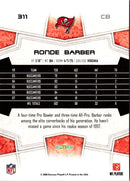 2008 Score Super Bowl XLIII Ronde Barber