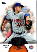 2013 Topps Update Making Their Mark Zack Wheeler