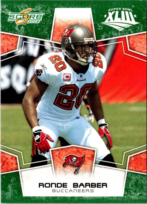 2008 Score Super Bowl XLIII Ronde Barber #311