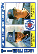 1984 Topps Lou Whitaker/Jack Morris