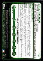2011 Bowman Greg Halman #198 Rookie