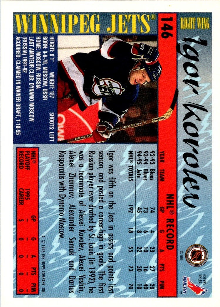 1995 Topps Igor Korolev